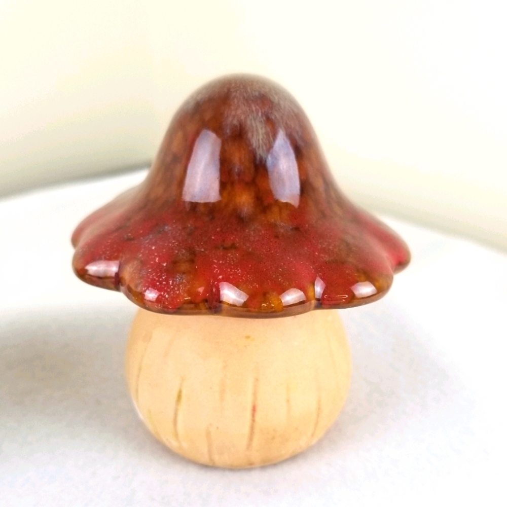 Ceramic Glazed Mushroom
